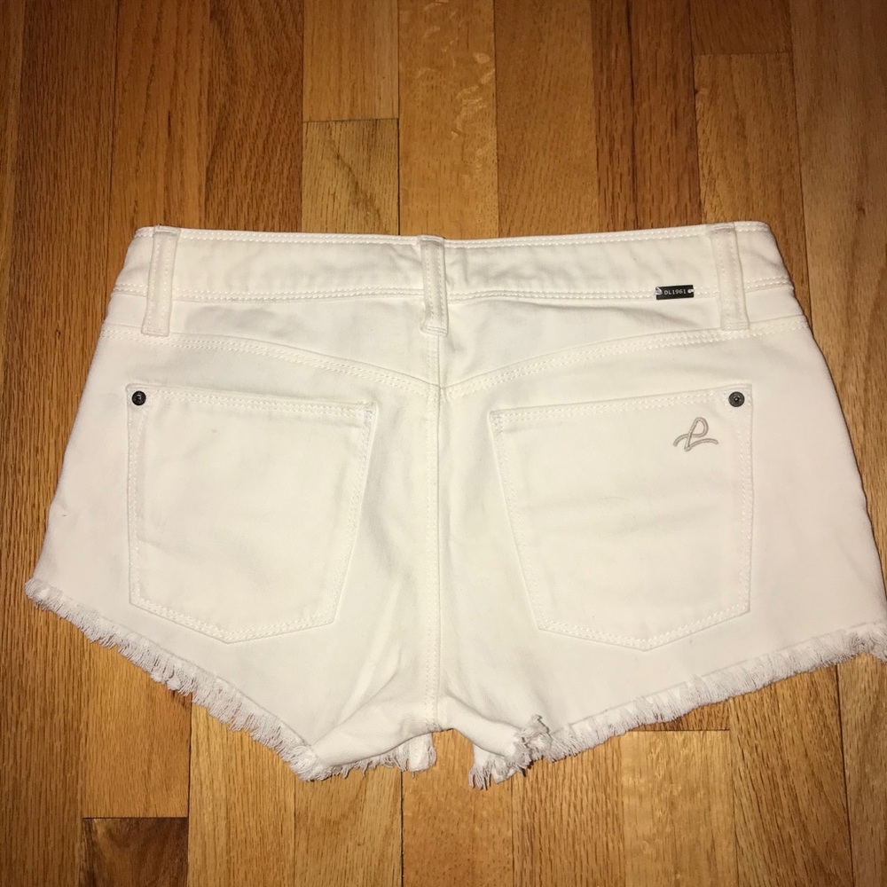 Designer Denim Jean Shorts WHITE - DL 1961